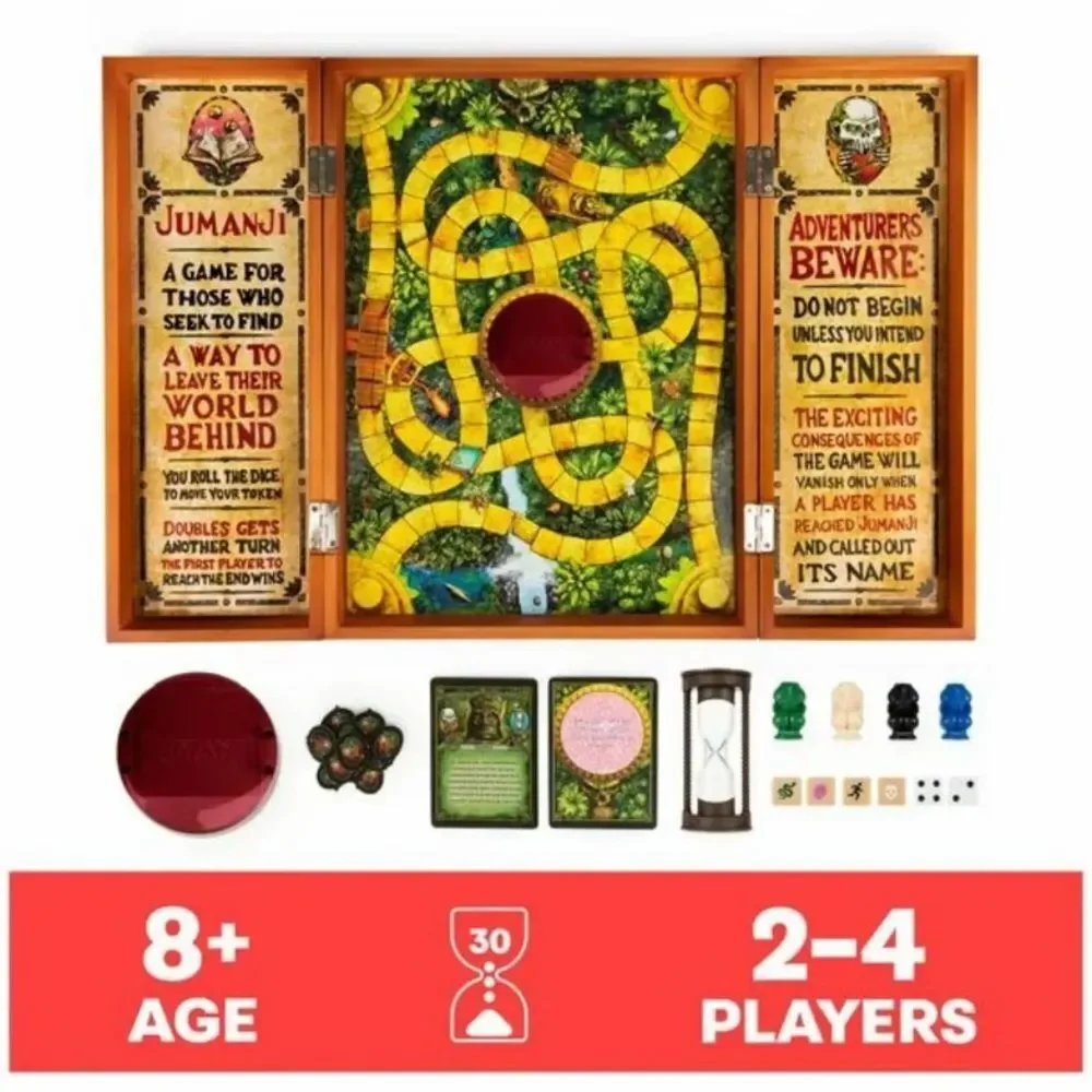 Jumanji Game in‎ Wood Box